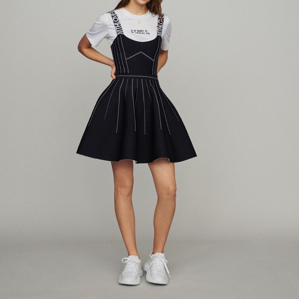 Reversible Weaved Short Dress (New), Size S